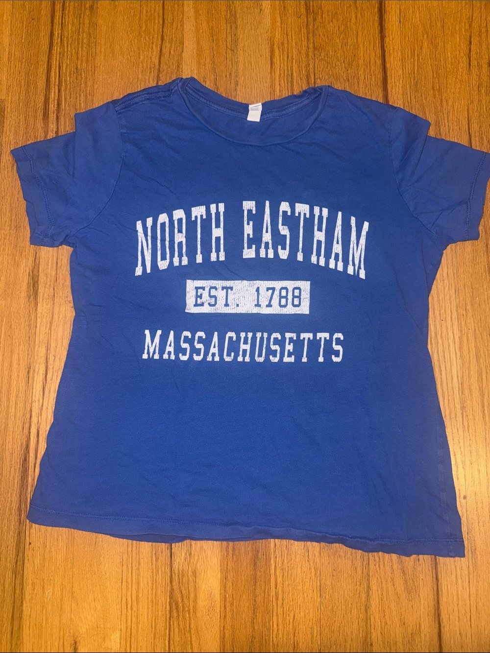 Blue 'North Eastham Massachusetts' Graphic Tee